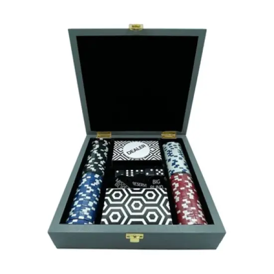 AreYouGame.com Deluxe Poker Set Board Game: Social Skills Focus with 100 Pieces image {3}