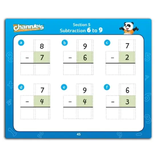 Channie's Dry Erase Single Digit Math Flash Cards image {4}