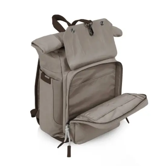 Oniva Carmel Roll Top 35Cans/13qt Picnic Backpack Cooler - Gray image {3}