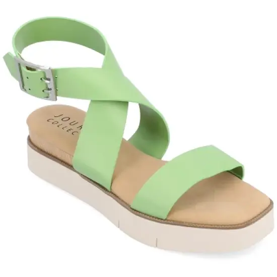 Journee Collection Womens Havalee Tru Comfort Foam Buckle Platform Sandals image {11}