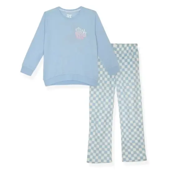 Sleep On It Girls 2-Piece Fleece Pajama Set - Great Day Flare image {5}