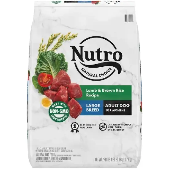 Nutro Natural Choice Lamb and Brown Rice Recipe Large Breed Adult Dry Dog Food image {10}