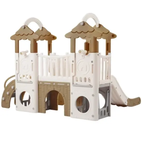 Dexmalle 8-1 Toddler Climber and Slide Set image {9}