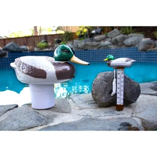Poolmaster Mallard Duck Floating Swimming Pool and Spa Thermometer image {6}
