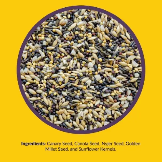 Lyric Finch - Small Songbird Wild Bird Seed for Outside Feeders, Attracts Goldfinches, House Finches & More, 5 lb Bag image {3}