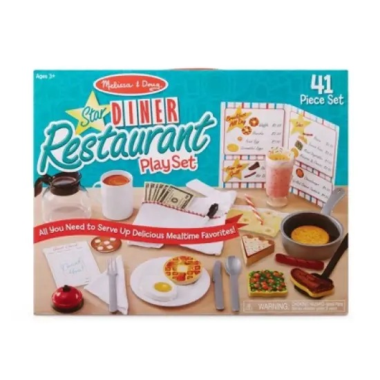 Melissa & Doug Star Diner Restaurant Play Set image {2}