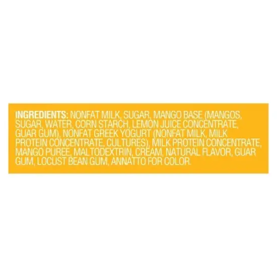 Yasso Frozen Greek Yogurt Mango and Cream Bars - 14 fl oz/4ct image {6}
