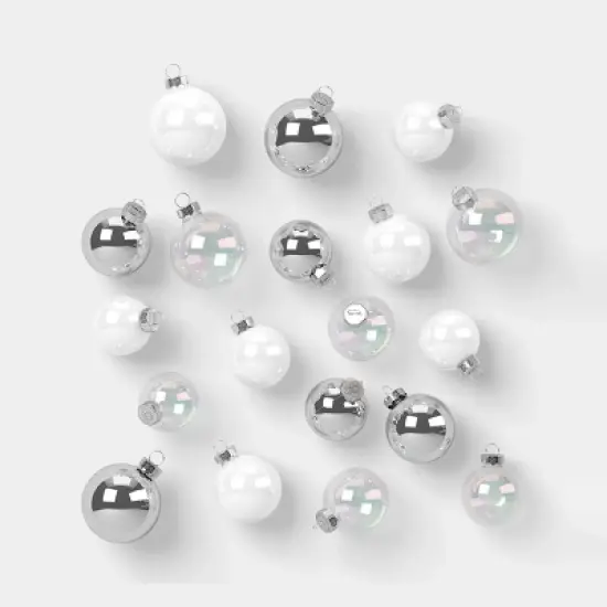 42pc Round Glass Christmas Tree Ornament Set - Wondershop&trade; image {12}