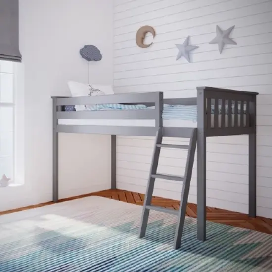 Max & Lily Twin Low Loft Bed image {1}