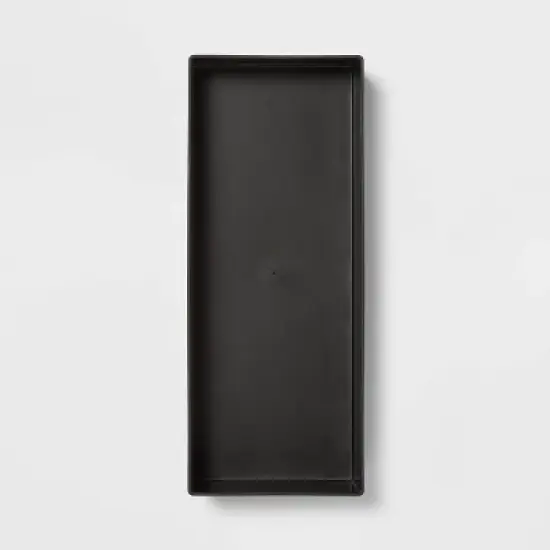 6"x15" Drawer Flatware Organizer Black - Brightroom&trade;: In-Drawer Silverware Caddy, Dishwasher-Safe, Contemporary Style image {2}