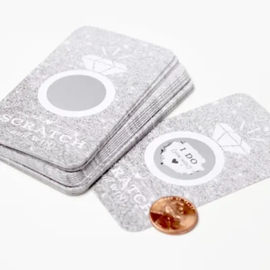 24ct Glitter Scratch Off Game Cards image {3}