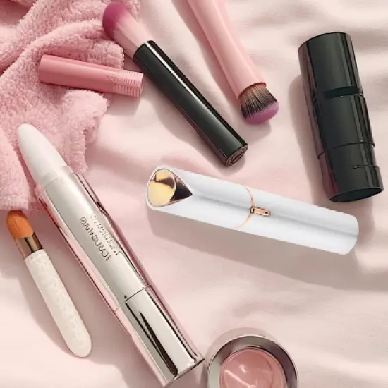 YEVYO Painless Facial Hair Removal for Women, Hair Removal Device for Face, Upper Lips and Chin, USB Rechargeable - White image {5}