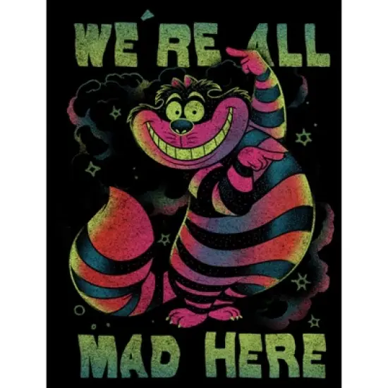 Women's Alice in Wonderland Rainbow Cheshire T-Shirt image {1}