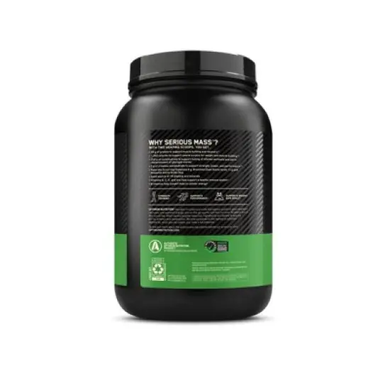Optimum Nutrition Serious Mass 100% Whey Protein Powder - Chocolate - 2.96lbs - 4 Servings image {1}