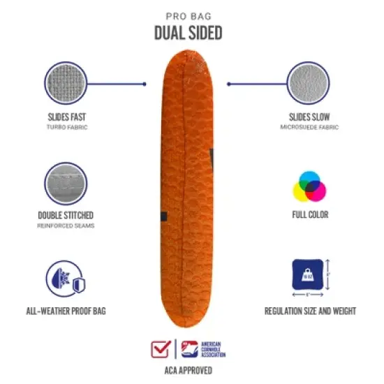 Gameday Stillwater Synergy Pro Orange Cornhole Bags (Set of 4) image {2}