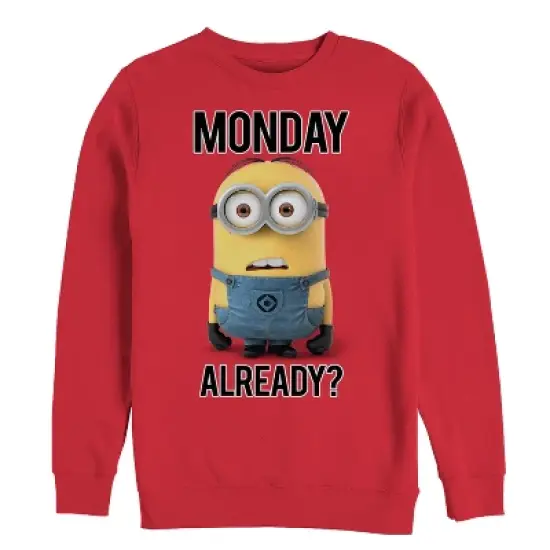 Men's Despicable Me Minion Monday Already Sweatshirt image {2}