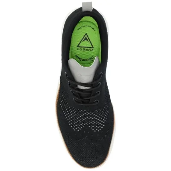 Vance Co. Medium and Wide Width Mens Ezra Tru Comfort Foam Knit Wingtip Dress Shoe image {3}