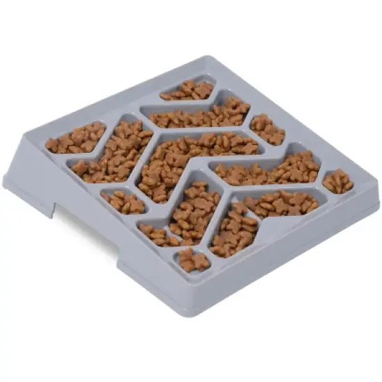 Leashboss Flat Face Feeder, Slow Maze Food Bowl for Short Snout Dogs & Cats, French Bulldogs, Pugs, Boston Terriers image {1}