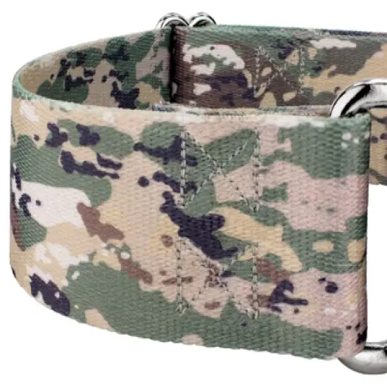 Country Brook Petz 1 1/2 Inch Mountain Viper Camo Martingale Dog Collar image {5}