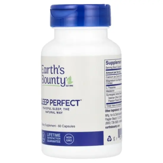 Earth's Bounty Sleep Perfect, 60 Capsules image {2}