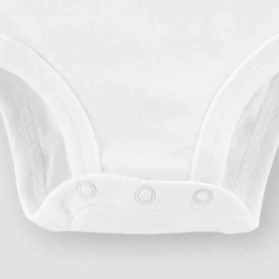 Carter's Just One You&reg; Baby 4pk Short Sleeve Bodysuit - White image {3}