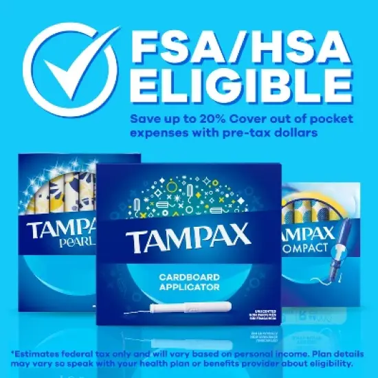 Tampax Tampons - Super Absorbency - Cardboard - 40ct image {7}