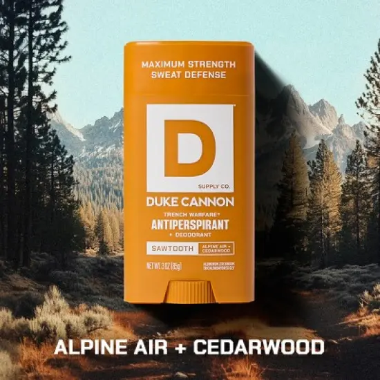Duke Cannon Supply Co. Trench Warfare Men's Solid Antiperspirant & Deodorant Stick Sawtooth - 3oz image {6}