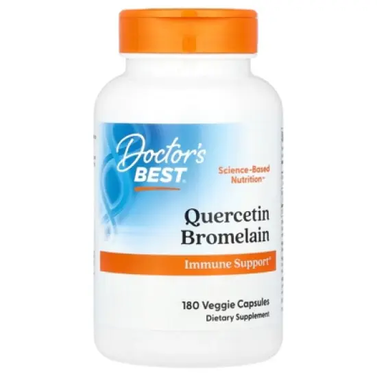 Doctor's Best Quercetin Bromelain, 180 Veggie Capsules image {4}
