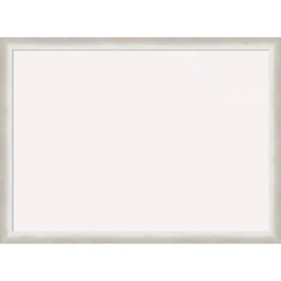 30"x22" Two Tone Wood Frame Cork Board Silver - Amanti Art image {13}