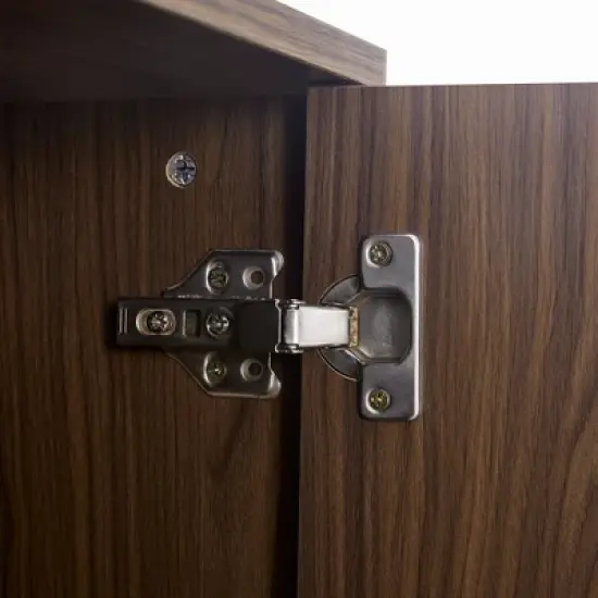 53'' Cat Litter Box Enclosure, Wooden Hidden Litter Box Furniture with Sisal Scratcher Coffee Table, Cat House Storage Sideboard for Living Room image {4}