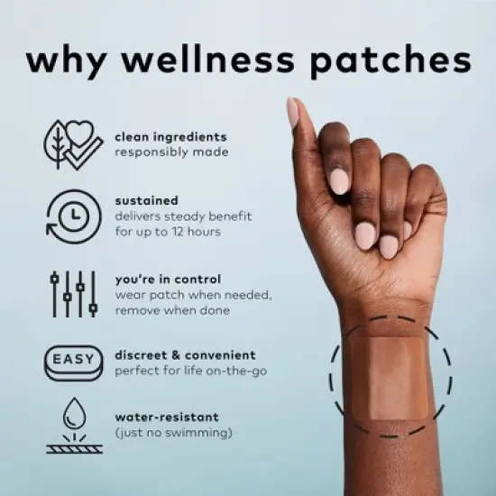 The Good Patch Rescue Plant-Based Vegan Wellness Patch - 4ct image {3}