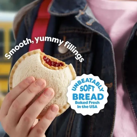 Smucker's Uncrustables Frozen Peanut Butter & Raspberry Spread Sandwich - 8oz/4ct image {3}