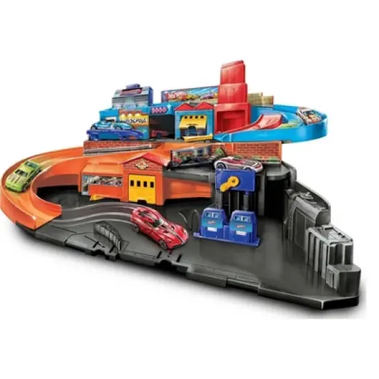 Hot Wheels Ultra Hots Sto & Go Trackset image {4}