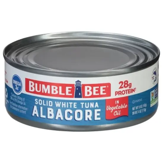 Bumble Bee Solid White Albacore Tuna in Vegetable Oil - 5oz image {6}