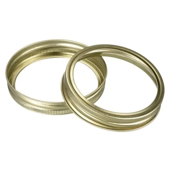 Unique Bargains Leak Proof Tinplate Mason Jar Replacement Bands 12 Pcs image {3}