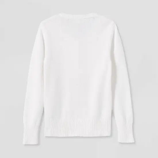 Girls' Crew Neck Cable Uniform Cardigan Sweater - Cat & Jack&trade;  image {1}