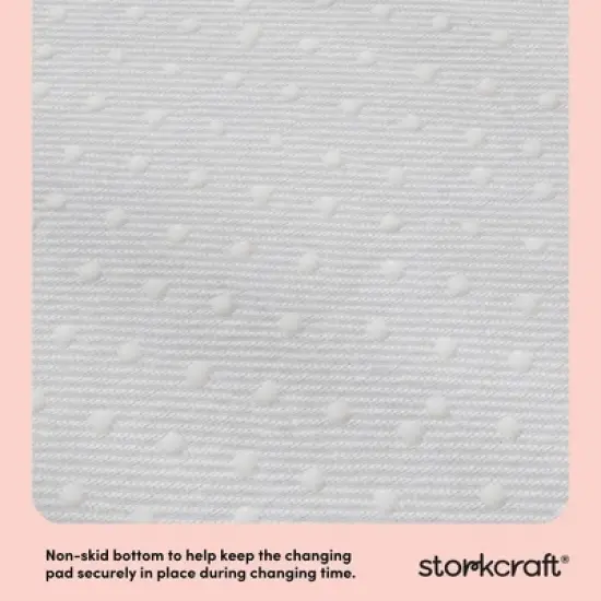 Storkcraft Nest 4 Sided Contoured Changing Pad - White image {3}