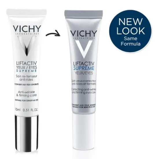 Vichy LiftActiv Supreme Anti-Wrinkle and Firming Eye Cream for Dark Circles - .51 fl oz image {3}