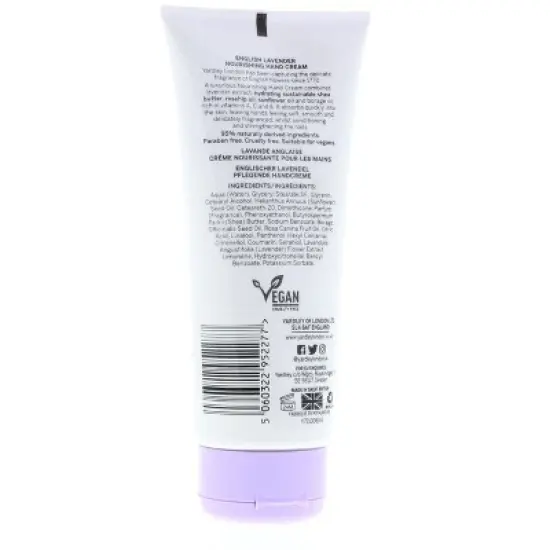 Yardley English Lavender Nourishing Hand Cream, 3.4 oz image {1}