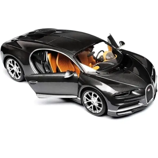 Bugatti Chiron Grey 1/24 Diecast Model Car by Maisto image {1}