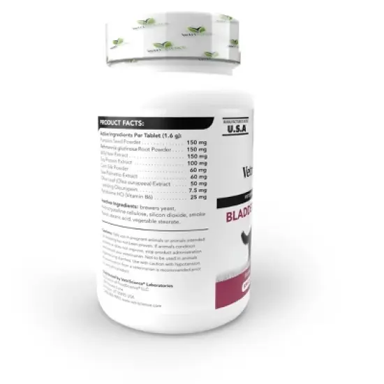 VetriScience Bladder Strength for Dogs, Urinary Tract Support, 90 Chewable Tablets image {2}