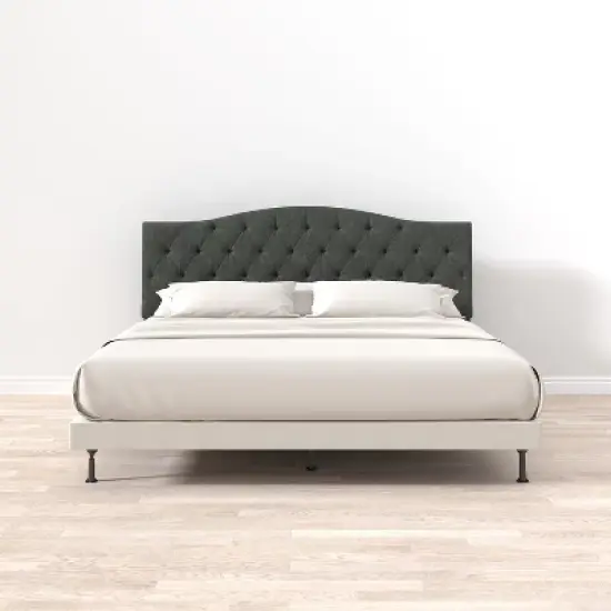 Glenwillow Home Oros Tufted-Camelback Upholstered Headboard image {1}