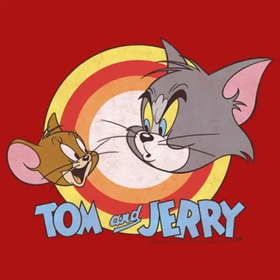 Boy's Tom and Jerry Classic Logo T-Shirt image {1}