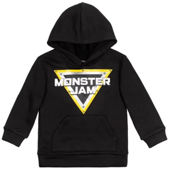 Monster Jam Trucks logo Toddler Boys Fleece Hoodie Black  image {10}