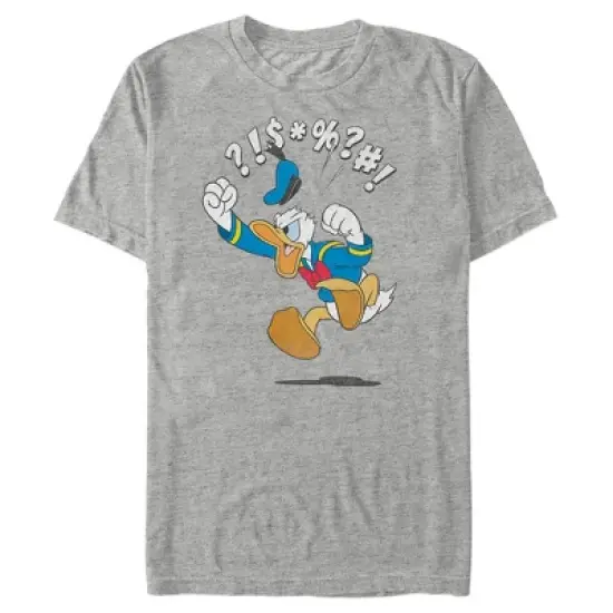 Men's Mickey & Friends Donald Duck Angry Jump T-Shirt image {4}