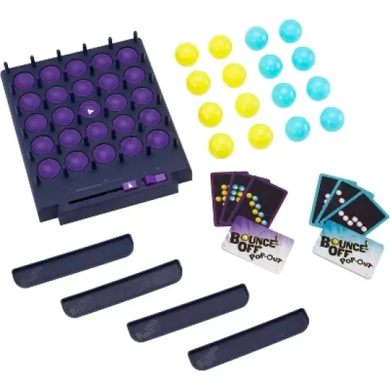 Mattel Games Bounce-Off Pop-Out Party Game for Family, Teens, Adults and Game Night, Balls Go Flying image {4}
