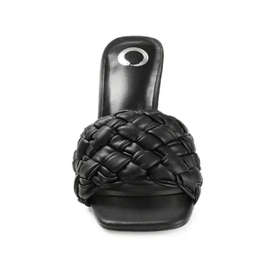 Journee Collection Womens Raquelah Open Toe High Stiletto Pumps image {5}