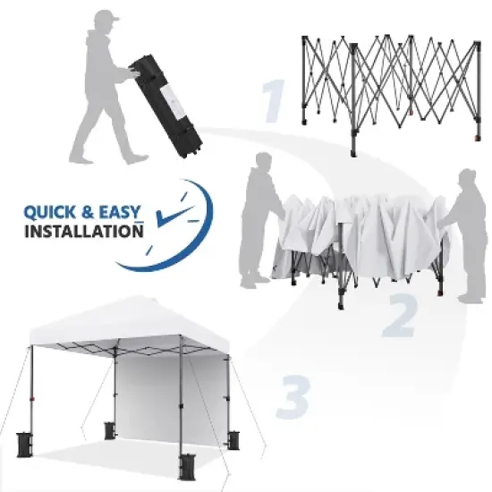 Yaheetech 10&times;10 FT Pop-up Canopy Tent Party Tent image {5}