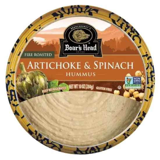 Boar's Head Artichoke & Spinach Hummus Dip - 10oz image {5}