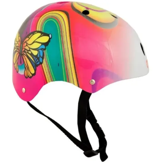 Punisher Skateboards Butterfly Jive 31-Inch Skateboard With Helmet Combo, Purple image {2}